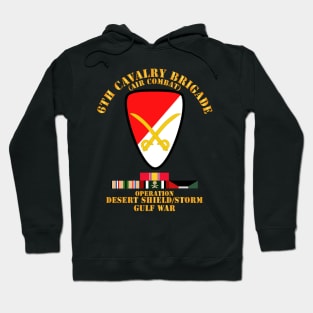 6th Cavalry Bde - Desert Shield - Storm w DS Svc Hoodie